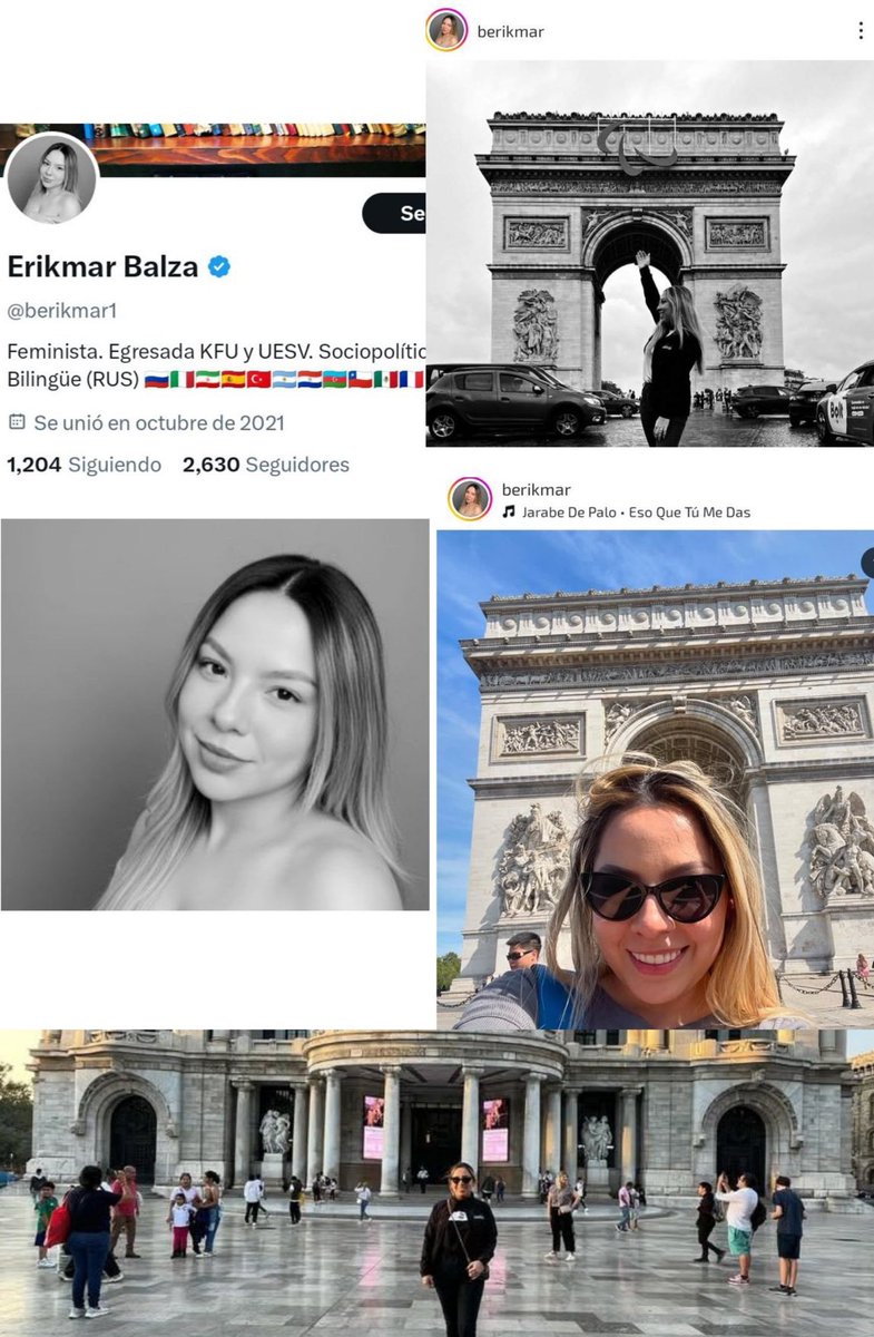 🚨 Erikmar Balza, es una de las barragana del régimen tiene a su haber a su haber un prostibulo donde envía a jovencitas a Europa es una de las figuras cercanas al entorno de “Nicolasito”, aparece señalada en denuncias por presuntos nexos con el “Cartel de los Soles”. ¡Que se
