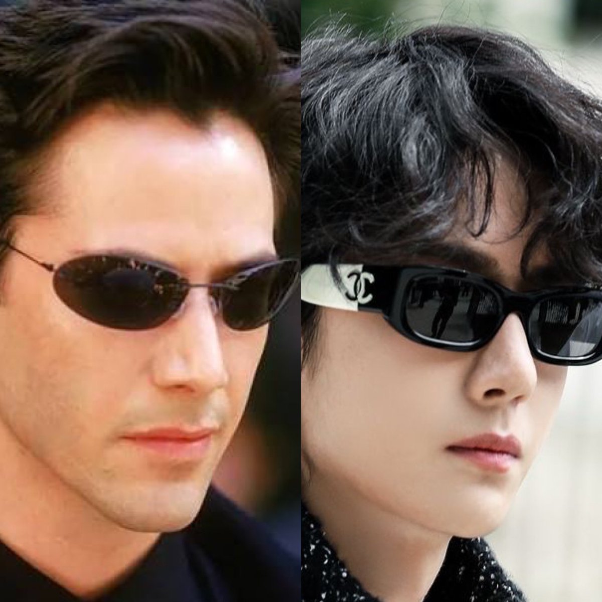 この2人に
何の関係もありません💚

マトリックスとシャネルより