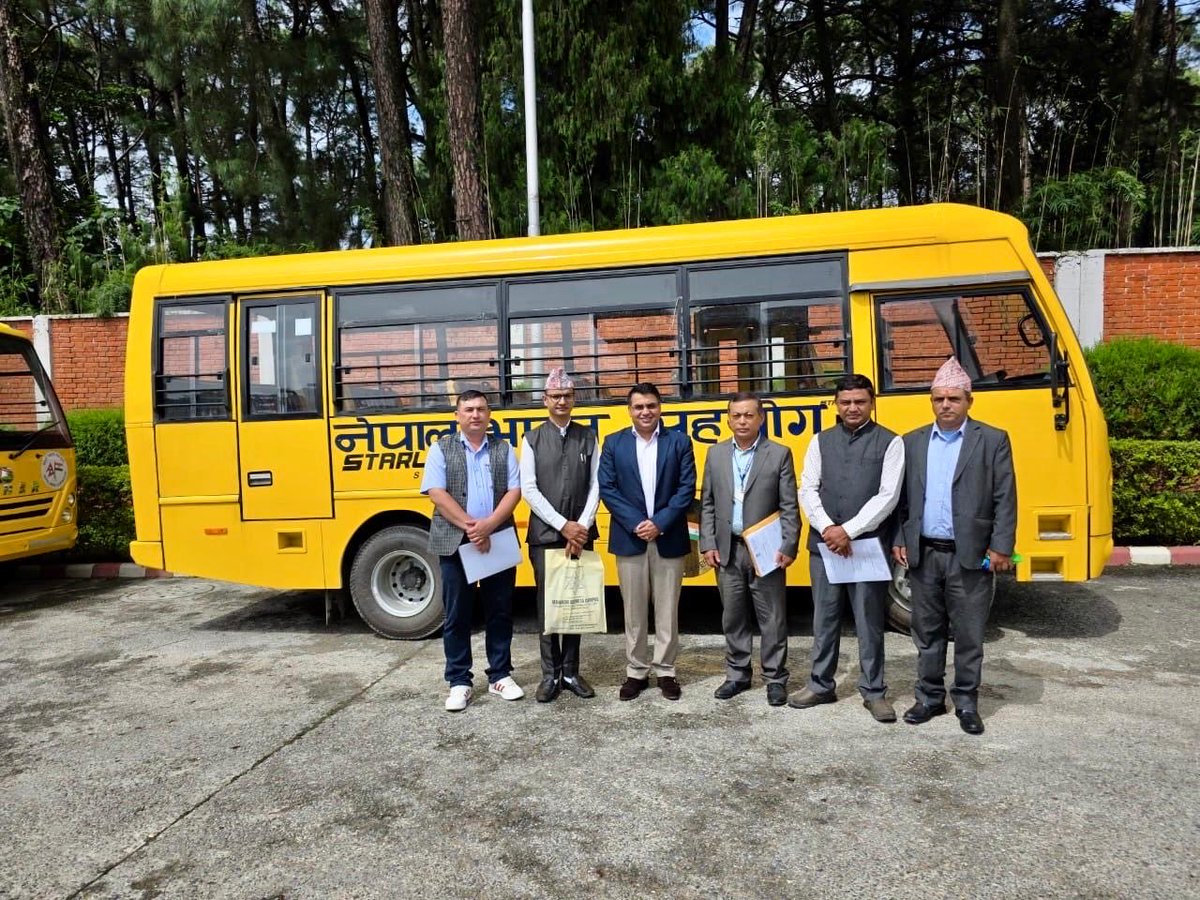 #India-#Nepal: Partners in Development

The Government of India donated 81 school buses to various educational institutions located in 48 districts, including flood-affected Ilam, Jhapa, and Udayapur districts of Koshi Province as well as far-off districts such as Humla, Mustang,