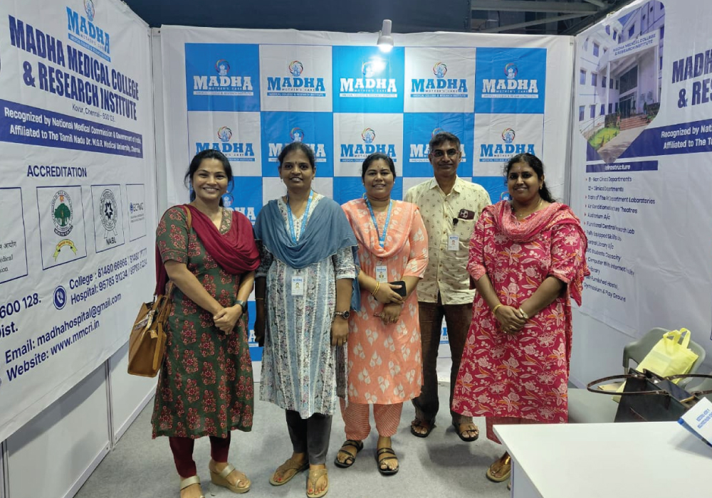 SMmcri's tweet image. Madha Medical College participate at
Excel and Educate 2025
International Medical Conference
Future of Medicine-2.0
Hosted by The Tamil Nadu Dr. M.G.R. Medical University.
#FOM #ExcelandEducate2025 #InternationalMedicalConference
#MMCRI #MadhaMedicalCollege #MadhaHospital