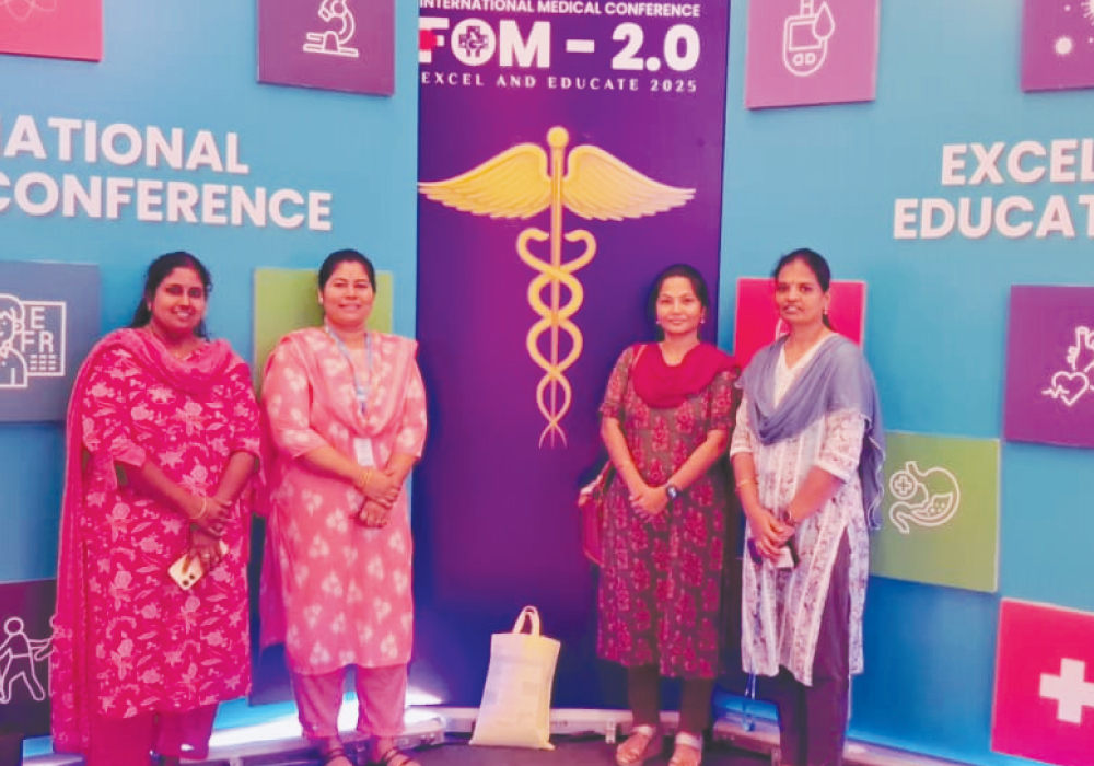SMmcri's tweet image. Madha Medical College participate at
Excel and Educate 2025
International Medical Conference
Future of Medicine-2.0
Hosted by The Tamil Nadu Dr. M.G.R. Medical University.
#FOM #ExcelandEducate2025 #InternationalMedicalConference
#MMCRI #MadhaMedicalCollege #MadhaHospital