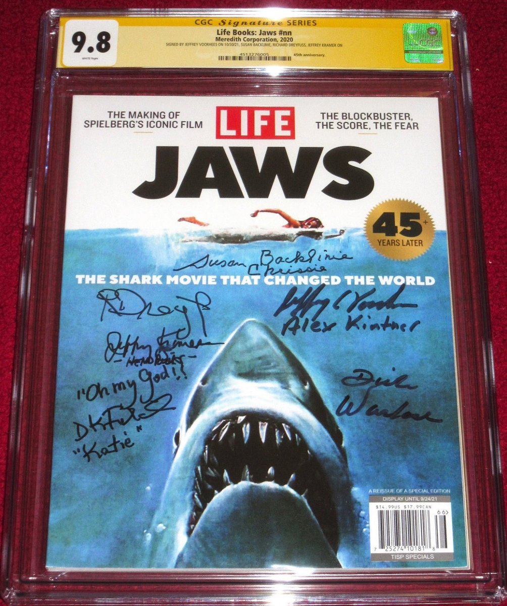 Just when you thought it was safe to bid on #eBay …

My #Halloween2025 auctions are now LIVE!  See what all the SCREAMING’s about and click on the link below!
ebay.com/sch/i.html?sid…

#JAWS 
#HorrorFam 
#HorrorCommunity 
<a href="/CGCSigSeries/">CGC Signature Series</a> 
#HorrorMovies memorabilia