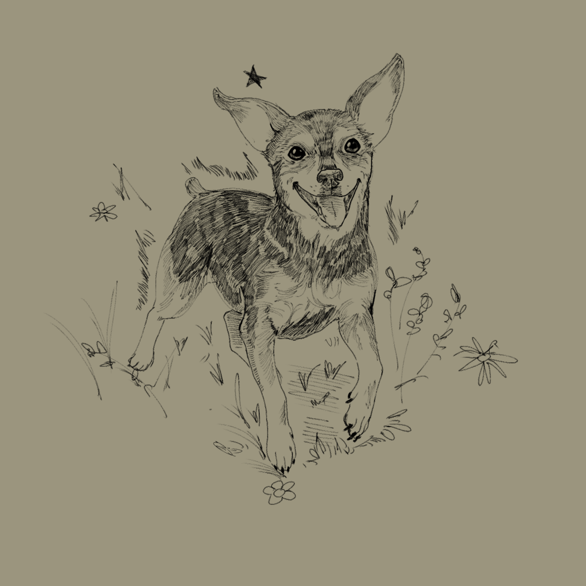 Although it doesn't go with today's theme, I want to dedicate the drawing to my little doggie, it's been 4 years since you left me and I still miss you
#Inktober2025
