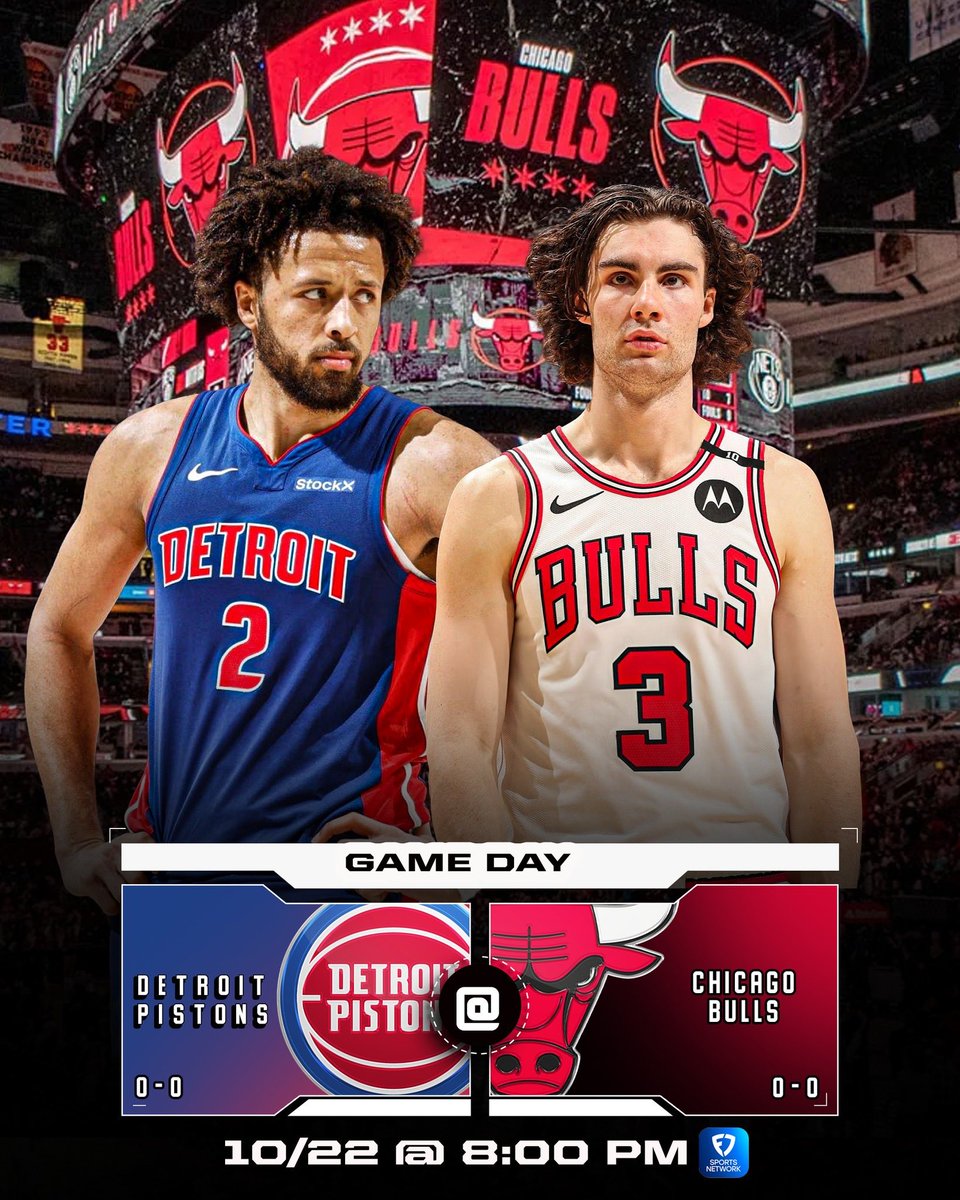 Pistons__Talk's tweet photo. Game day 🏀
The game starts at 8:00 PM ⏰
Watch the game on FanDuel Sports Network Detroit 📺 https://t.co/l2HLDFy5Ix