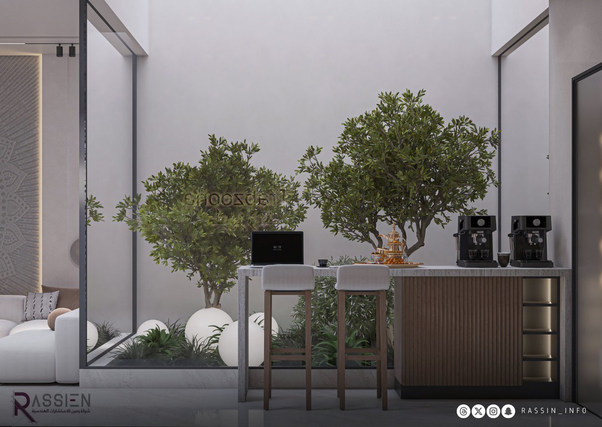 تصميم يجمع بين الرصانة والرفاهية، تناغمت فيه الخامات وتآلفت التفاصيل لتُنتج مكتباً يعكس هوية المكان وأناقة الفكرة.

إبداع من توقيع #رصين_للاستشارات_الهندسية 

" رصين أساس متين "