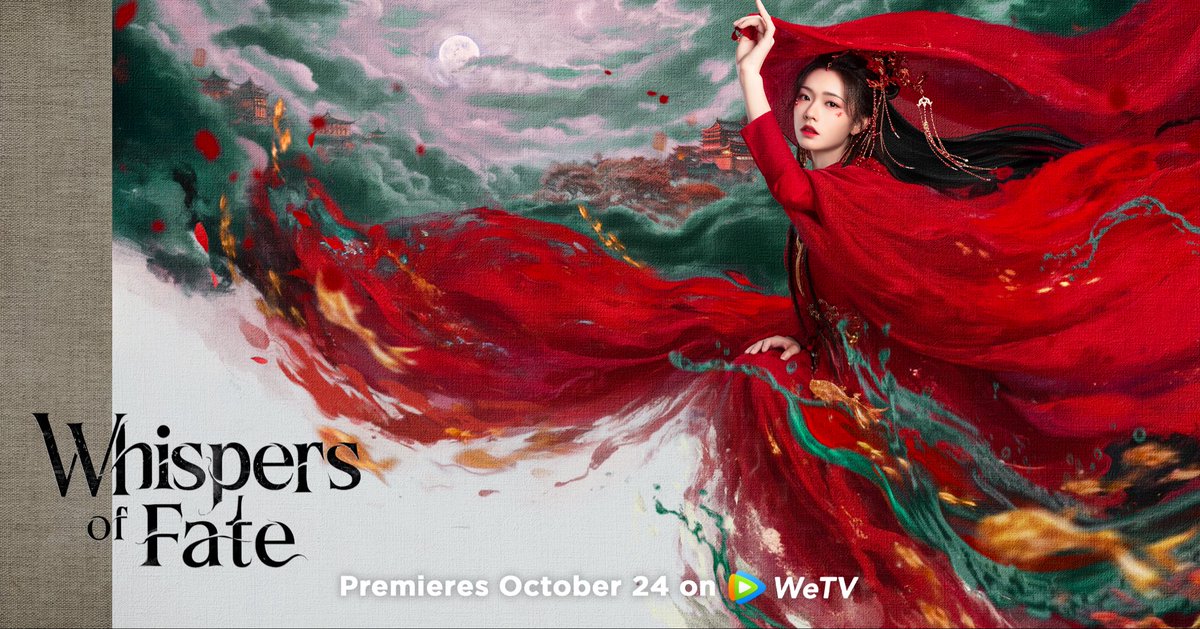 When drifting clouds gather and light converges, heroes rise. With a sword of frost and an unyielding will, they chase the moon through storms.

🐉 #WhispersOfFate Premieres 24 October on WeTV. (Including United States/ Canada/Spain/Mexico/Columbia/Argentina/Brazil/Portugal）
