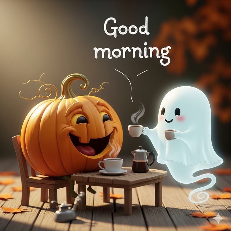 Kaffee für die Herrin wär jetzt fair, 
oder? ☕️🎃