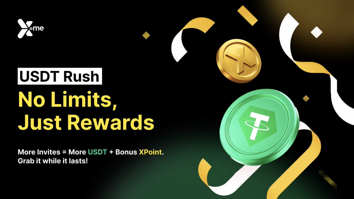 cryptoXshare's tweet image. 🚀 2-for-1 X.me Airdrop! Don’t miss DOUBLE rewards!
🔥 Web3 TikTok @Xme_Anything just raised $30M!
🪙 XPoint → Token swap confirmed before Dec — early birds win BIG!

💰 DOUBLE USDT: Web lottery + App bonus!
💎 XPoints = future tokens! Claim early, claim MORE!…