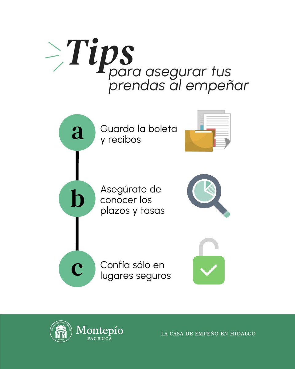 CronicaHidalgo's tweet image. Transporta tus prendas con cuidado y seguridad.
Una prenda cuidada se valora mejor y garantiza que tu experiencia sea rápida y confiable.
Cuando llevas tus prendas, no pierdes el control de ellas.
Regresan cuando tú decidas.
#MontepíoPachuca
#LaCasaDeEmpeñoEnHidalgo