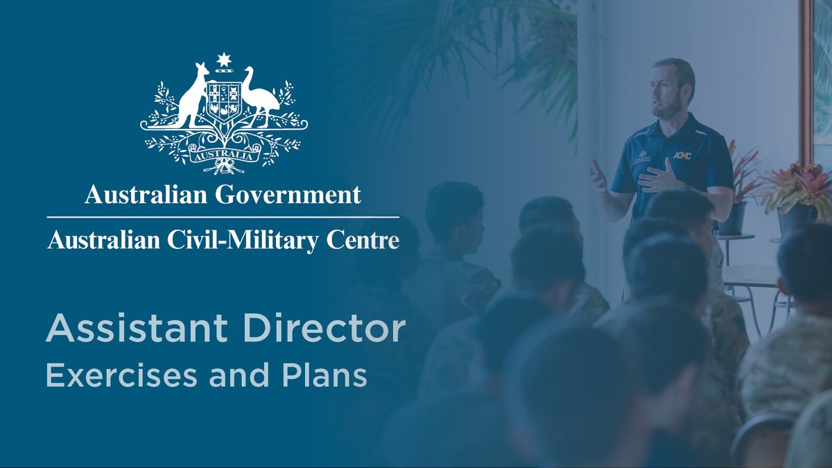 Passionate about improving crisis preparedness? 
We are looking for an Asst Director for our Exercises and Plans program. Design and deliver training to security and disaster management agencies domestically and throughout our region. 
Full details here: bit.ly/4qnJZo0
