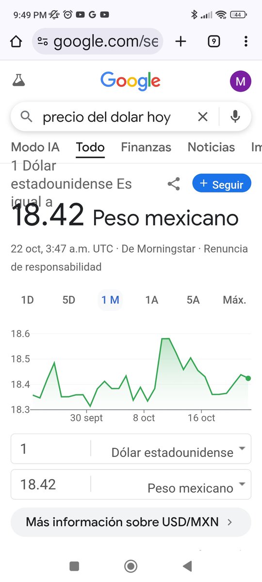 <a href="/GildoGarzaMx/">Gildo Garza</a> Pues la estabilidad del peso mexicano es un claro indicador de que la confianza en invertir en nuestro país, es 20 veces más que la incertidumbre de no hacerlo!