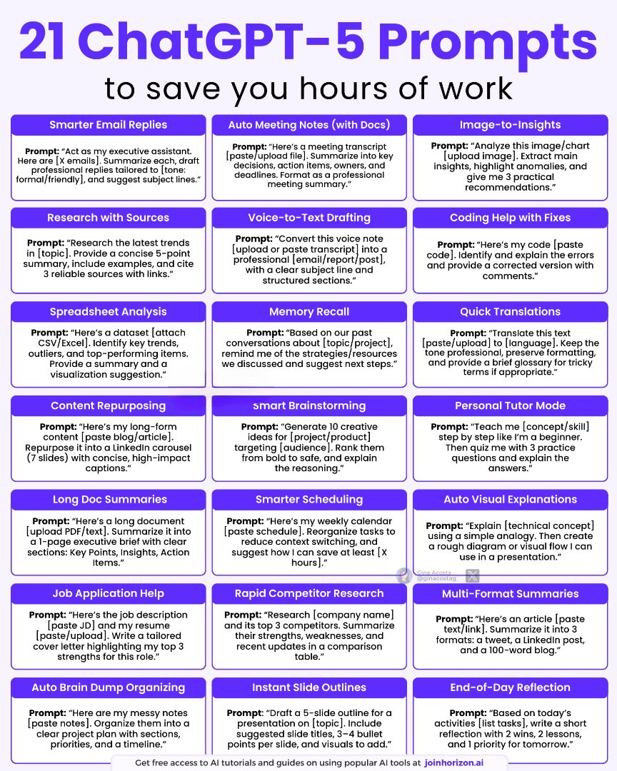 mamuncoder's tweet image. Want to save hours of work using AI? 🤖
I’m giving away my exclusive guide — packed with powerful prompts for emails, research, writing, coding & more 💼✨
To get 👇
1️⃣ Follow me
2️⃣ Like ❤️ & Retweet 🔁
3️⃣ Comment "PROMTS"
Supercharge your productivity with ChatGPT-5 today🚀