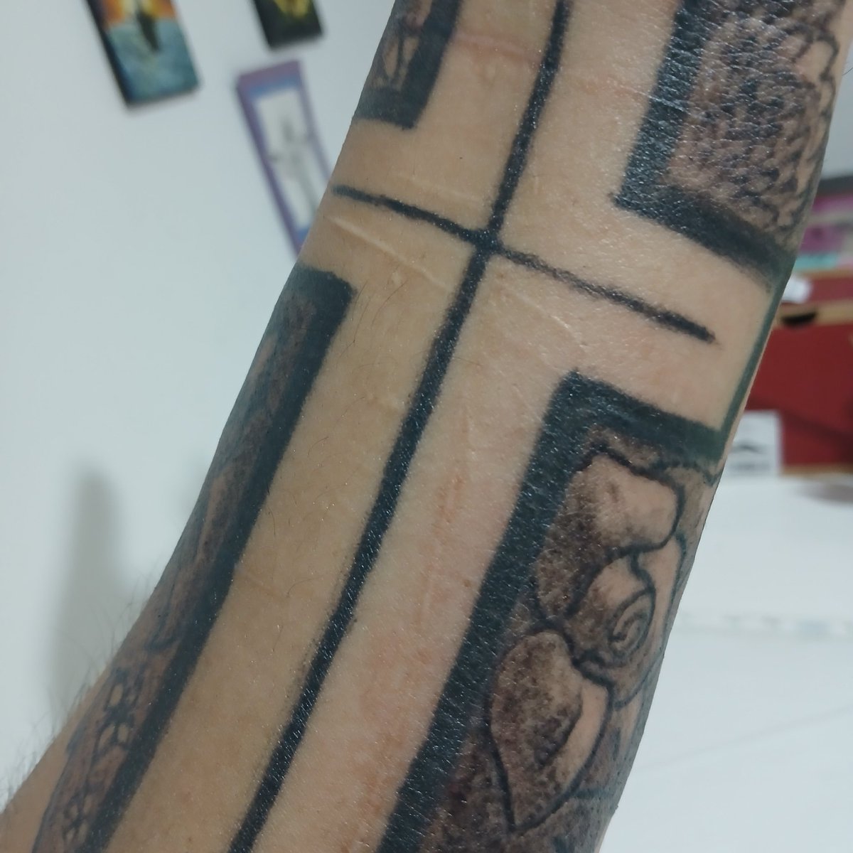 RigsMapache's tweet image. Por fin termine mi tattoo hdjajs