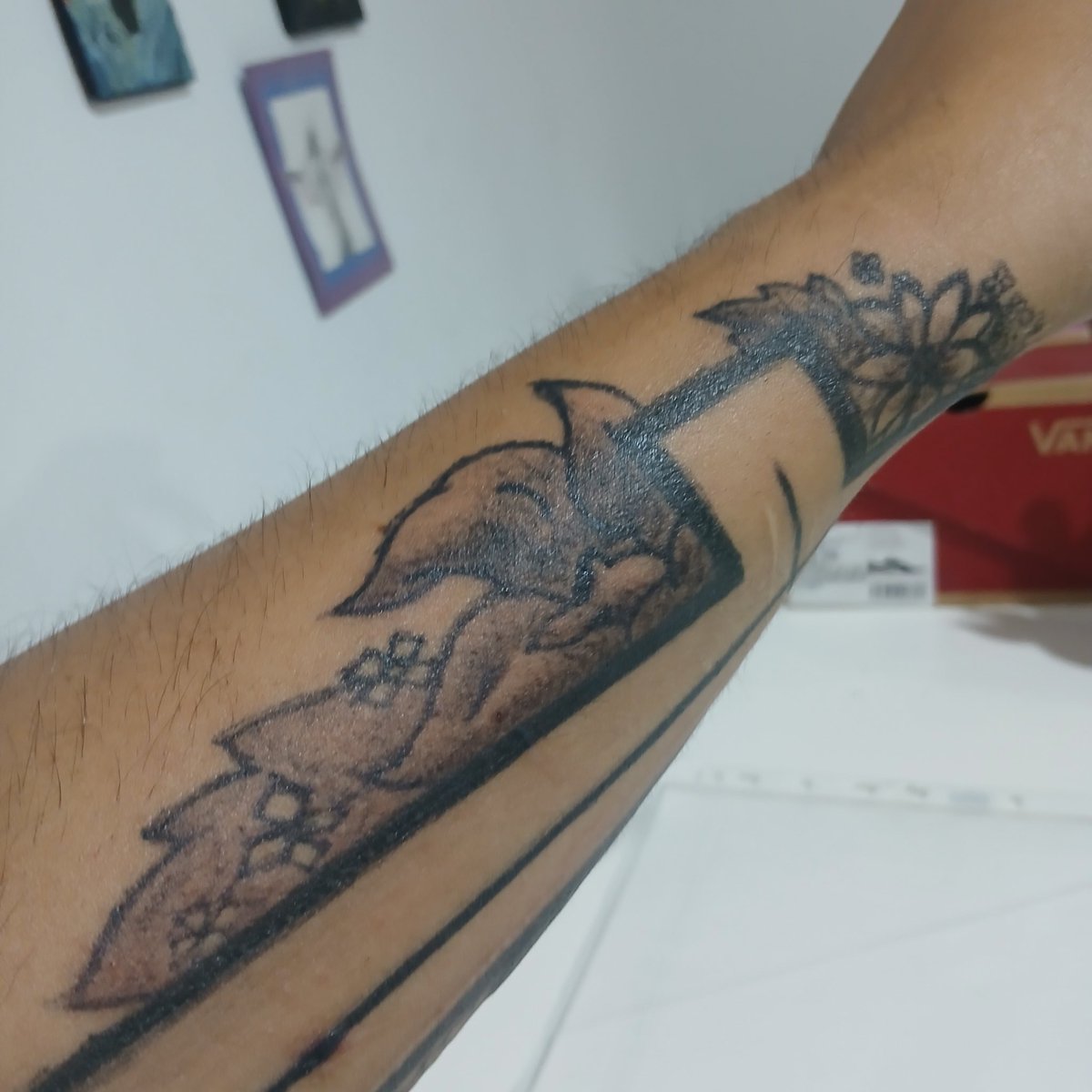 RigsMapache's tweet image. Por fin termine mi tattoo hdjajs