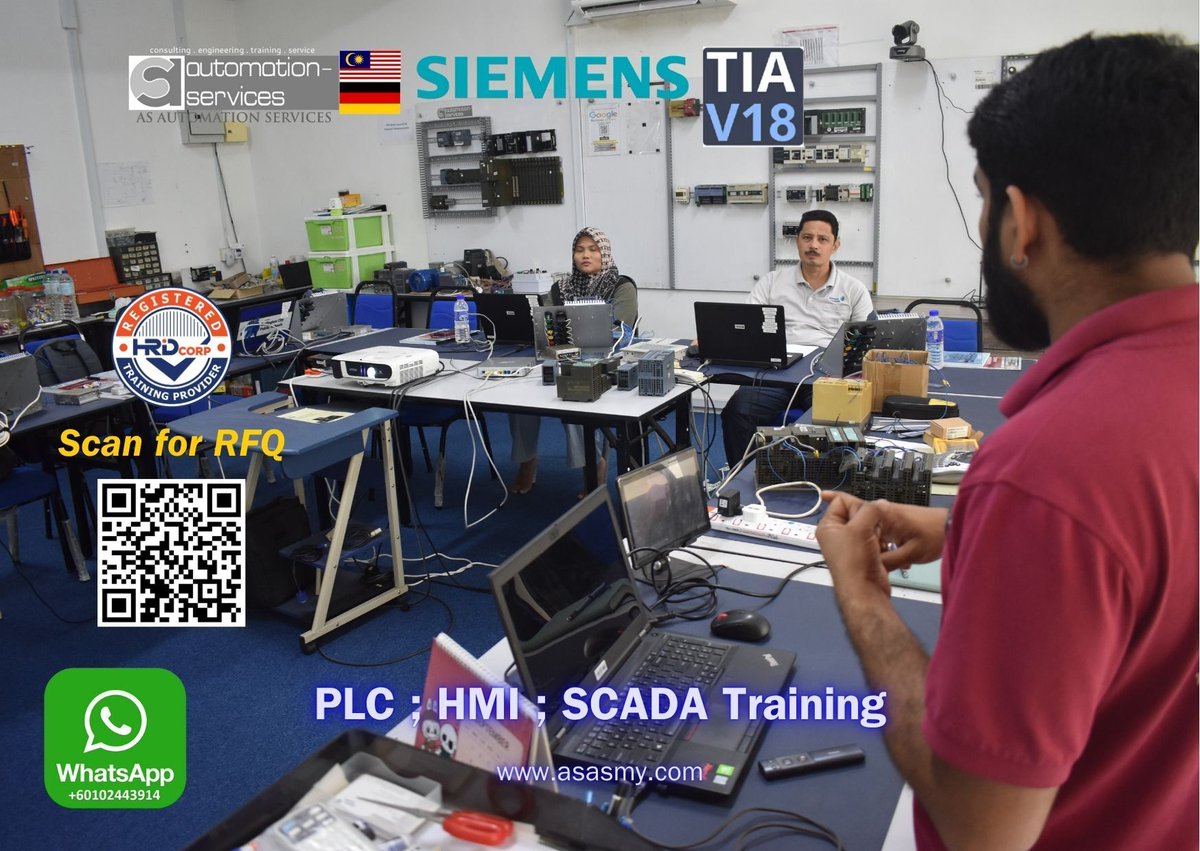 AutomationMy's tweet image. From setup to drive control, #ASAutomationServices offers real #SiemensPLC &amp;amp; #HMITrainingMY experience in #JohorBahruTraining. Learn #PLCTrainingMalaysia, #IndustrialAutomationMY &amp;amp; #TIAPortalV18 hands-on. Blog:

asasmy.com/blog
