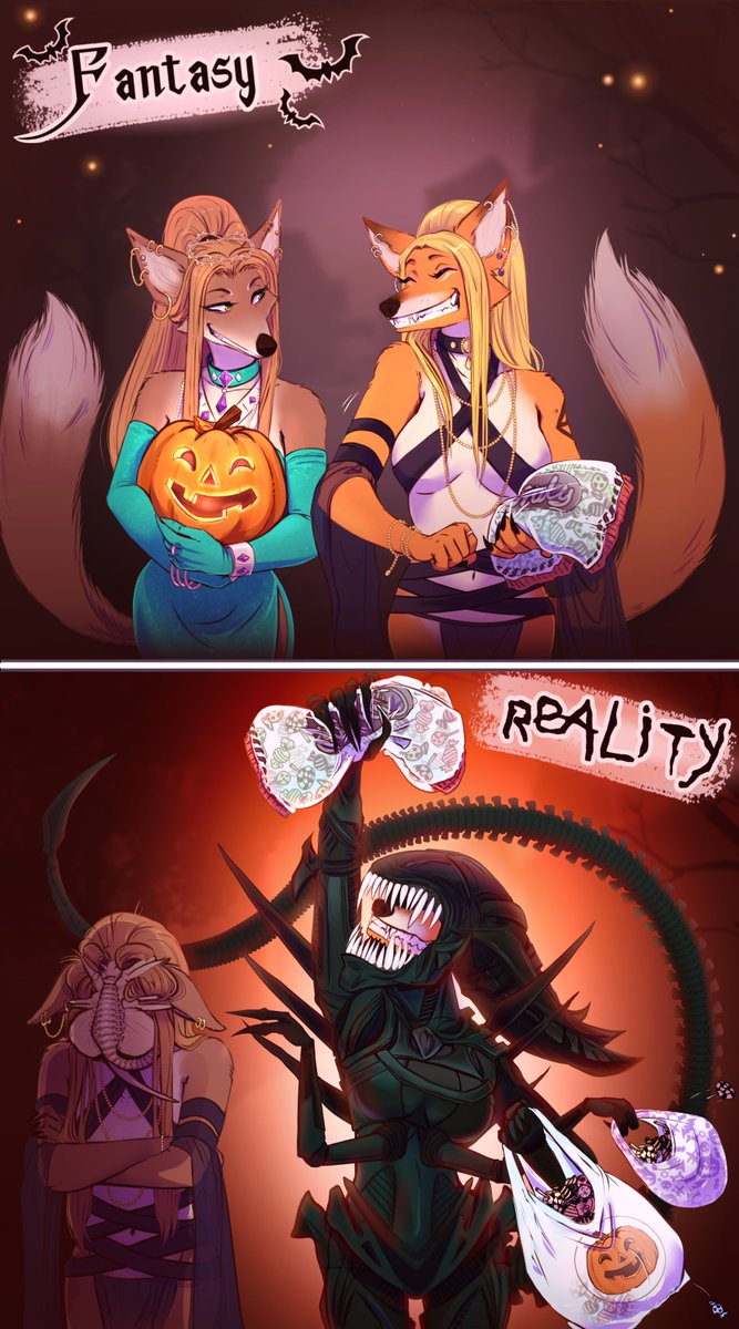 It's nearly Shemeshkaween!

*preen*

#Planescape #dnd

[Art by Nanihoo]