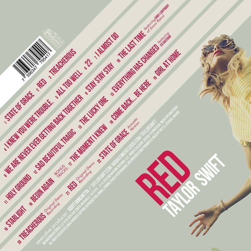 TheSwiftSociety's tweet photo. Throw🔙| 13 years ago today, Taylor Swift released her 4th studio album "RED" https://t.co/BZtC3r2526