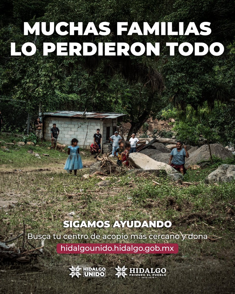 CronicaHidalgo's tweet image. ¡Tu ayuda sigue siendo vital!
Las recientes lluvias han dejado a muchas familias de #Hidalgo en situación vulnerable.