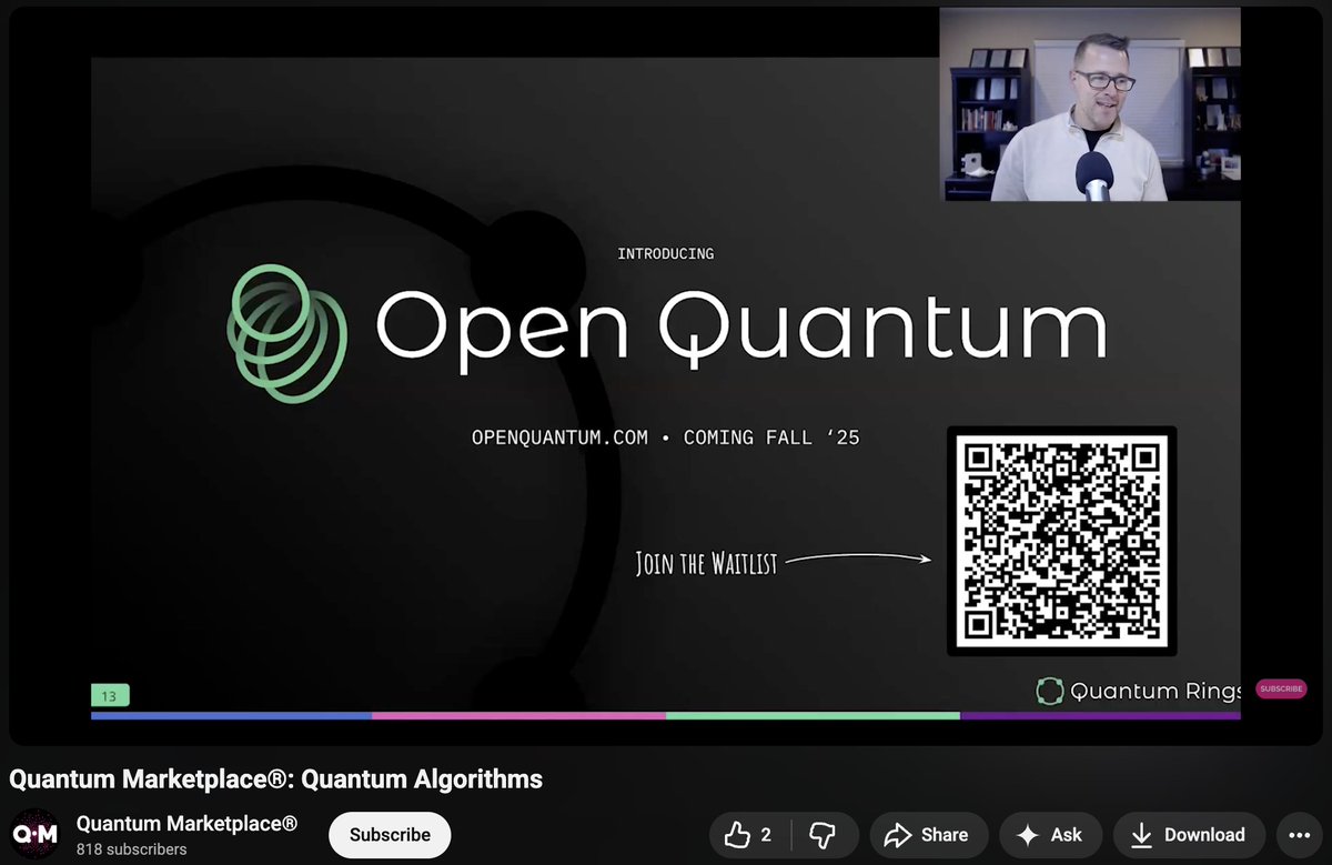 qBitTensorLabs's tweet image. Amid a strong lineup featuring @nvidia, @IBM, and @qbraid_official, qBitTensor Labs’ Bob (@BeyondNISQ) took the @The_QEDC stage last month to represent @QuantumRingsInc and introduce our upcoming @OpenQuantum_ - the platform to expand access to real quantum computers and drive…