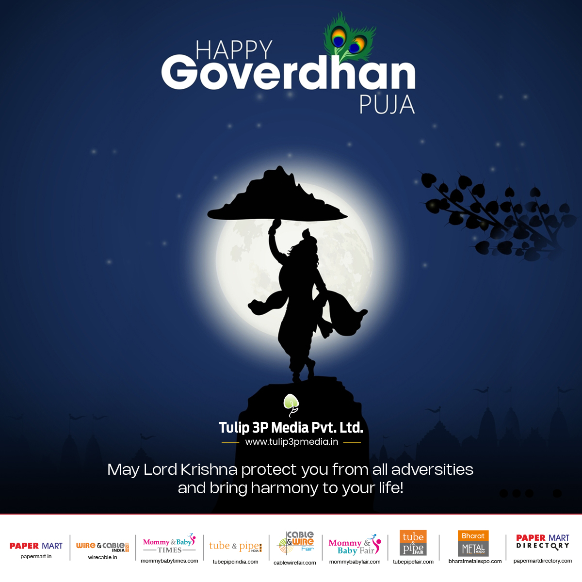 MBF_Exhibition's tweet photo. Happy Govardhan Puja ✨
🌿 On this sacred day of Govardhan Puja, let’s celebrate Lord Krishna’s message of gratitude and selfless service.

#GovardhanPuja #Tulip3PMedia https://t.co/APoNC10Db8