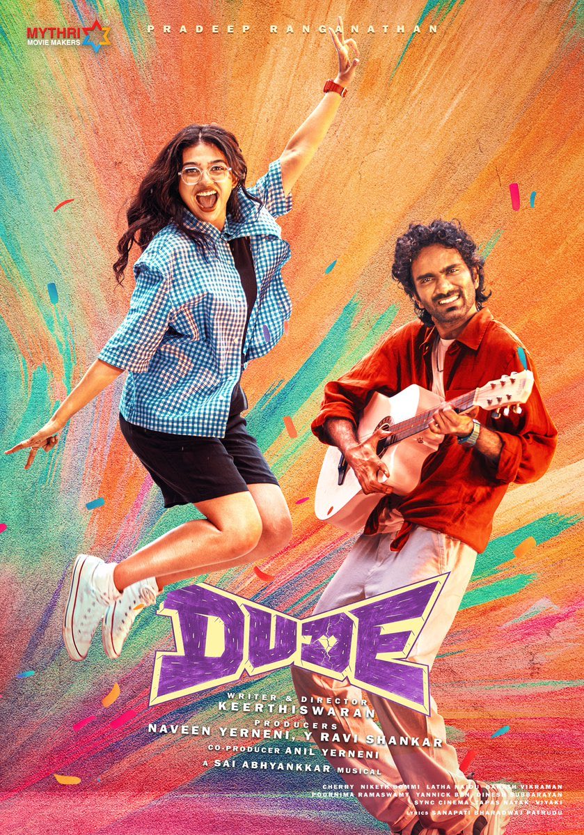#Dude continues its box-office storm 💥 5 Days – 100Cr+ Worldwide and counting! Massive response from family audience and youth everywhere🔥📈