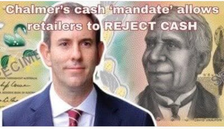 JimThom90458694's tweet image. The Treasurer Jim Chalmers quietly released his cash mandate regulations on Friday afternoon. Australians have less than two weeks to comment before the rules are finalised.
The proposed cash mandate is NOT a cash mandate!
Jim Chalmers previously promised that cash acceptance…