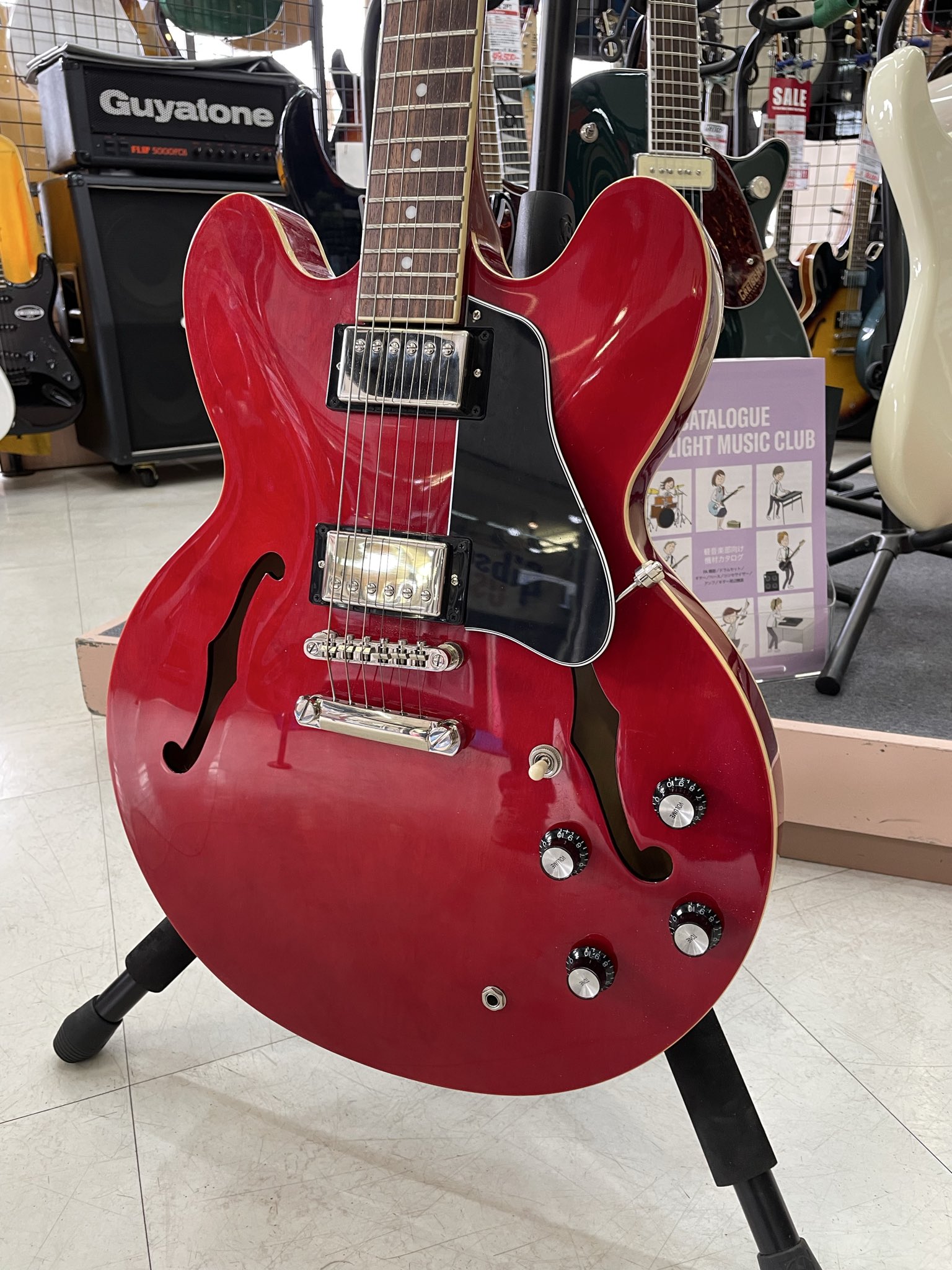 (最終値下げ) Epiphone DOT Cherry　純正ハードケース付 タケダ楽器 on X: 