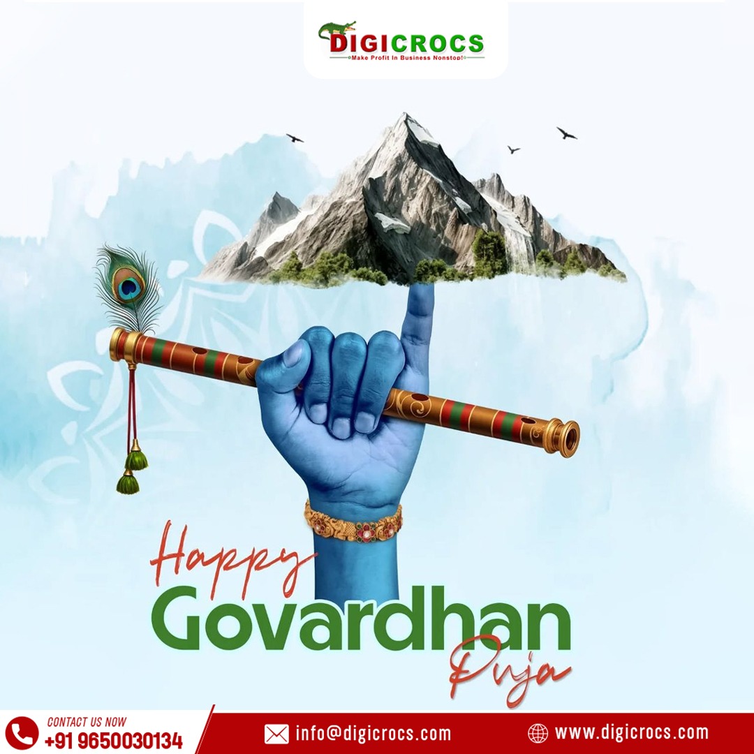 digicrocs's tweet image. Celebrate the victory of devotion this Goverdhan Puja. May Lord Krishna shield you from every storm and guide your path with love, faith, and divine wisdom. Jai Shri Krishna!

#GovardhanPuja #Annakut #LordKrishna #KrishnaBhakti #HinduFestival #Devotion #SpiritualVibes