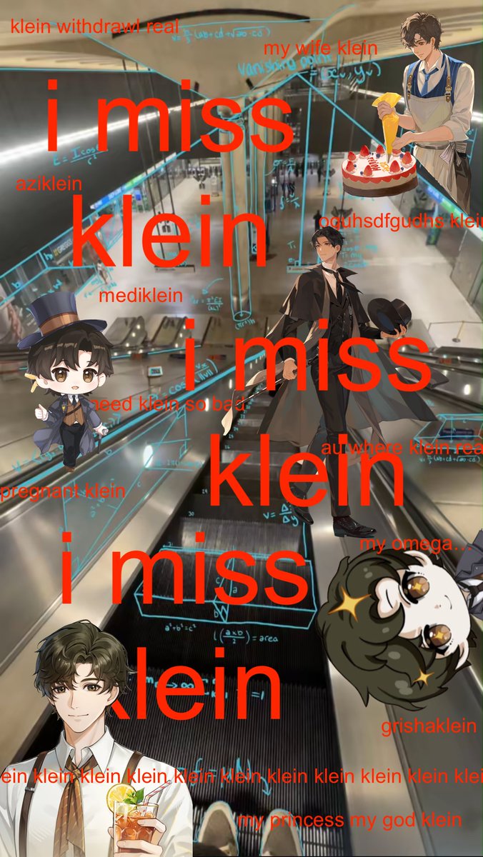 how i see the world (i miss klein)