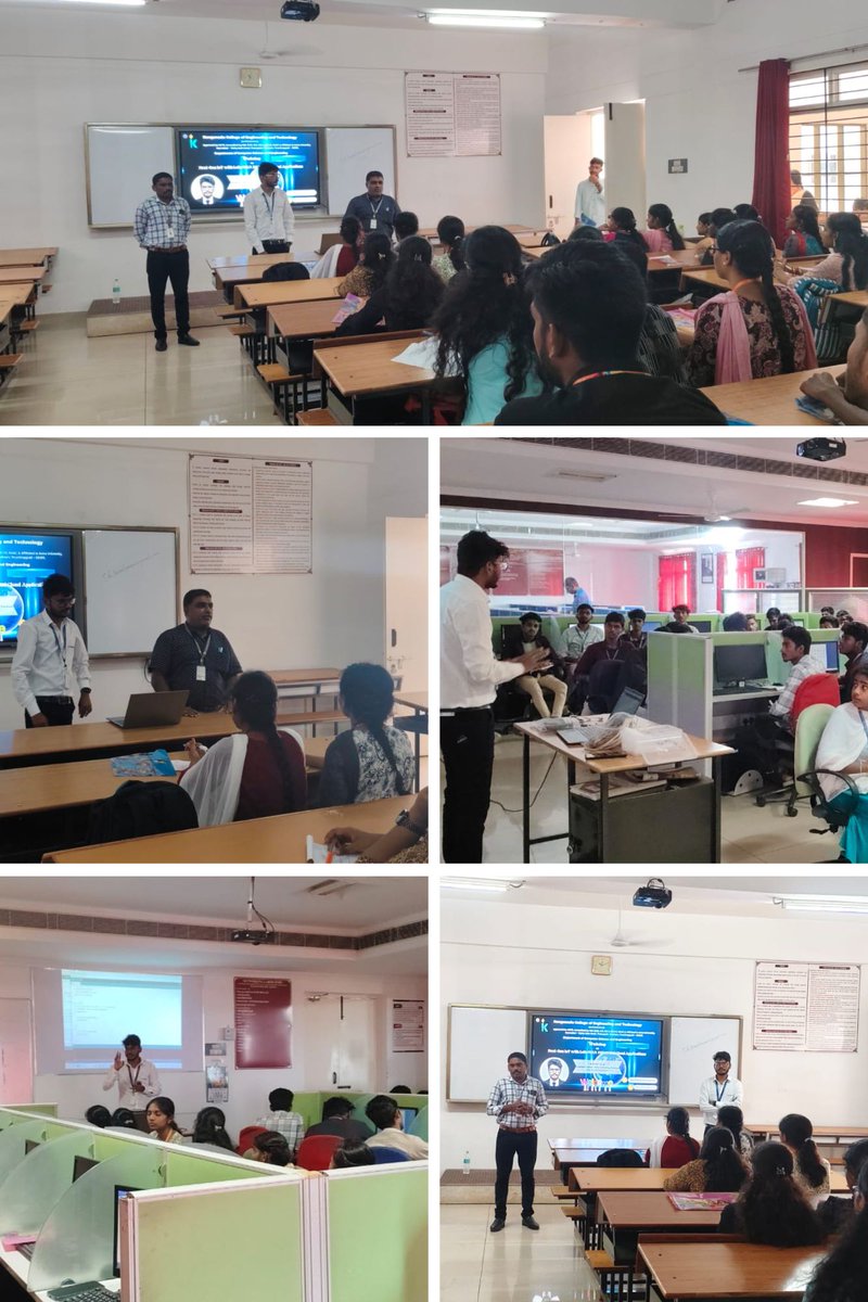 Kongunadu_KNCET's tweet image. 🚀 A one-day workshop on Next-Gen IoT with LoRaWAN, ESP32 & Cloud Applications was held at KCET, Thottiam on 17.10.2025!
60+ students gained hands-on experience in IoT tech, led by Mr. G. S. Rohith from Enthu Tech. 💡🔧
#IoT #LoRaWAN #ESP32 #Cloud #KCET #TechWorkshop