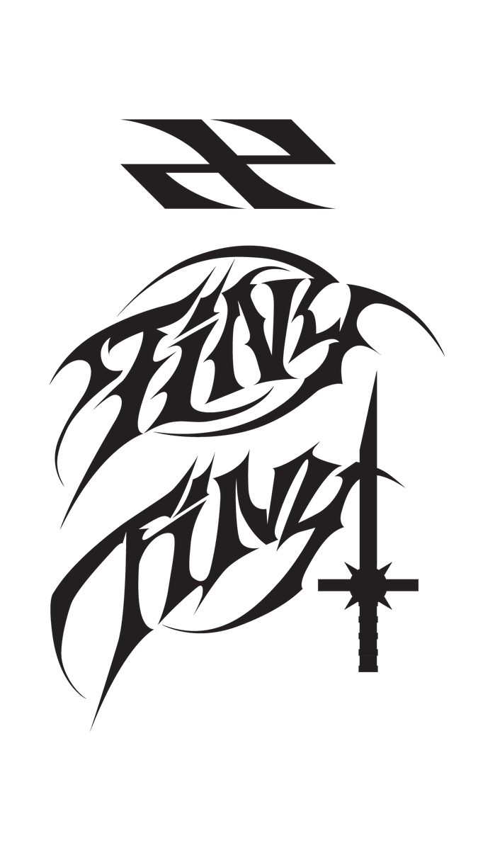 black lettering practice 👌🙌