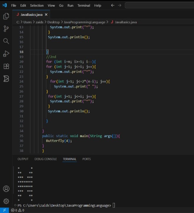 Zaid_shah313's tweet image. Back to work! After a short break...Building more logics #CodingJourney #javalanguage