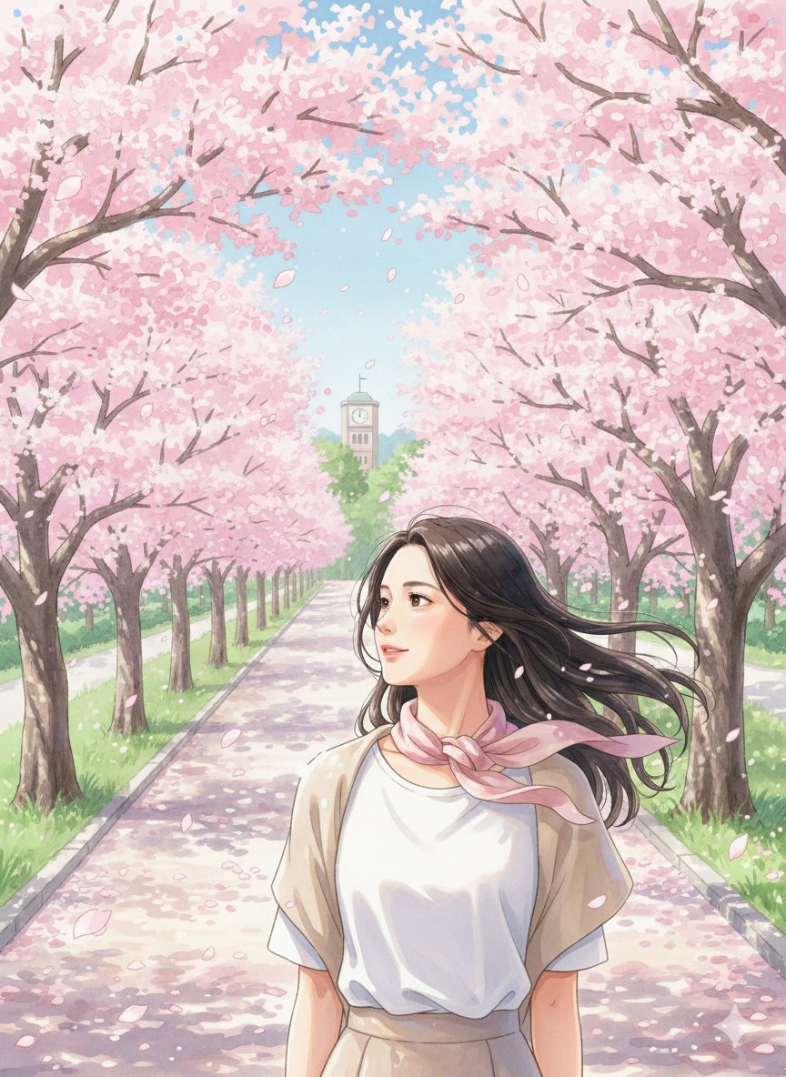 old_nightly's tweet image. 日系插画练习(1)
晨光教室 · 静谧自习
樱花坡道 · 春日独行