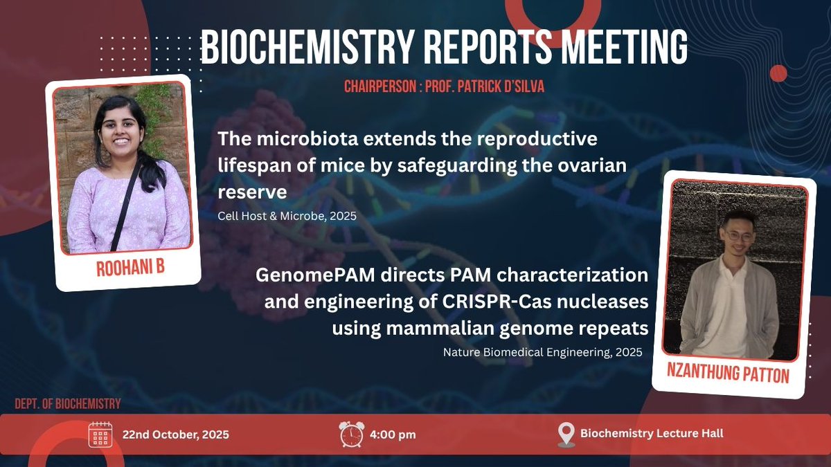 BICS_IISc's tweet image. BICS welcomes you all to today's reports meeting by Ms. Roohani and Mr. Nzanthung. For details, see below: