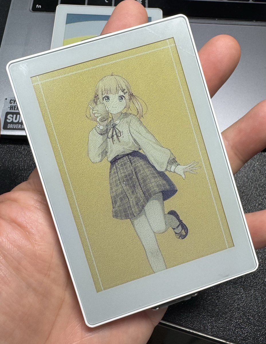 M5Stack's tweet image. PaperColor molding arrived