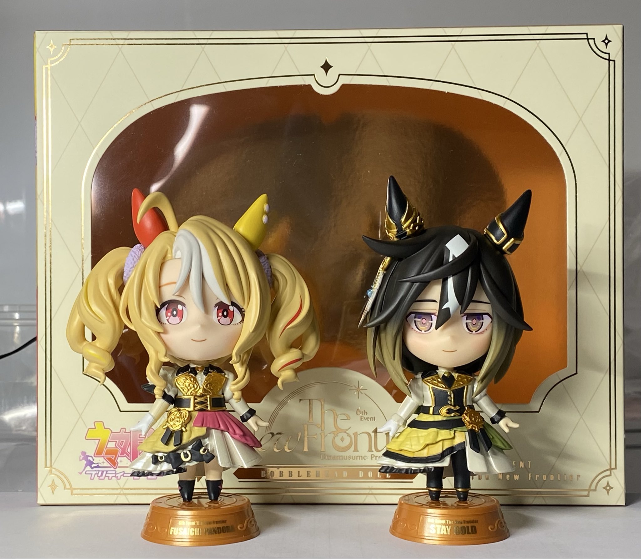 ウマ娘■公式ミニボブルヘッドドールセット■フサイチパンドラ■ステイゴールド 塚田てつや on X: 