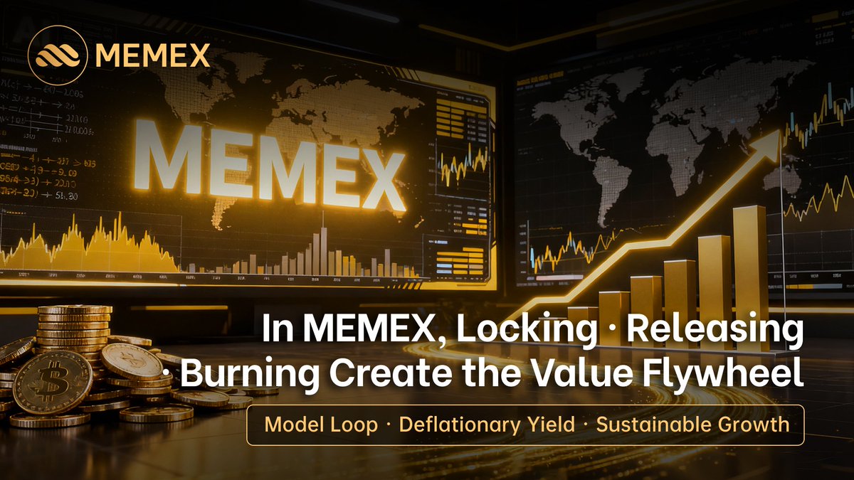 📈 In MEMEX, every lock, release, and burn fuels momentum.
A value flywheel built on deflation, yield, and sustainability.
🔥 $MMX turns mechanics into long term growth. 【linktr.ee/memexweb3】