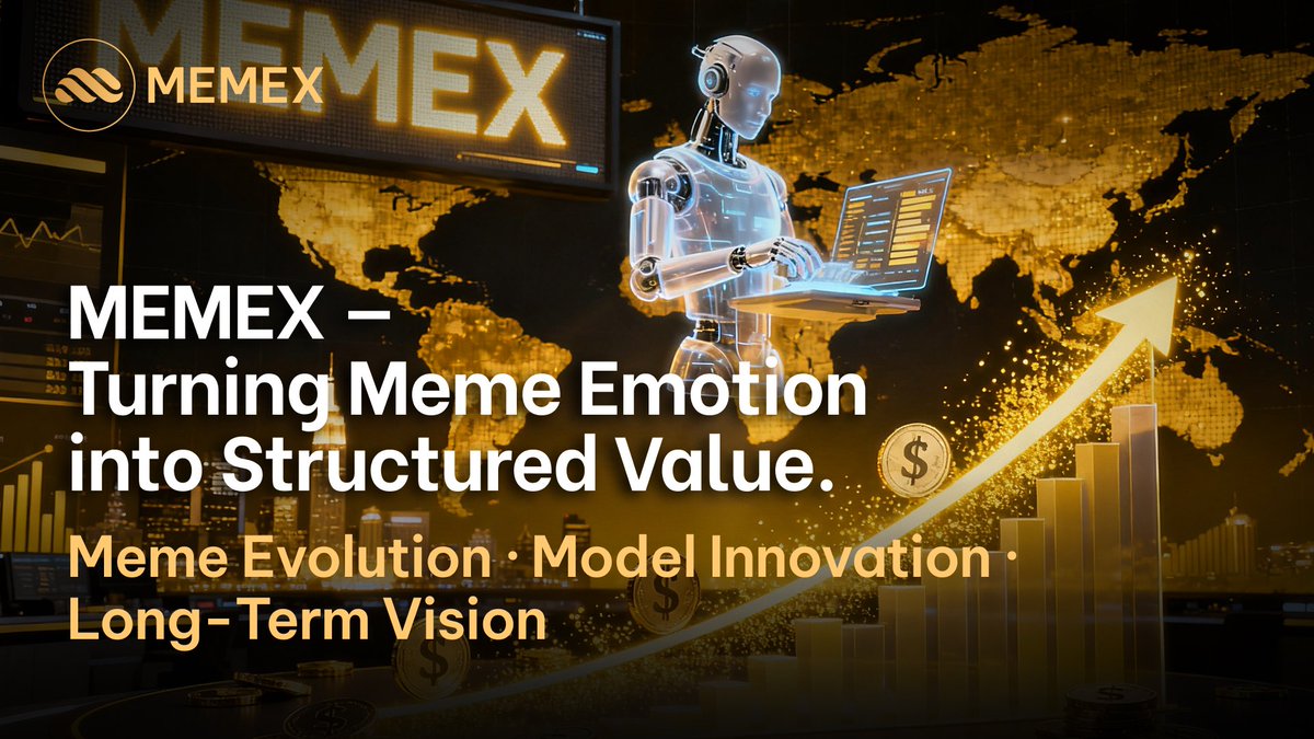 🤖 MEMEX  turning meme emotion into structured value.
Where creativity meets tokenomics, and hype meets design.
💡 $MMX builds the bridge from culture to capital. linktr.ee/memexweb3