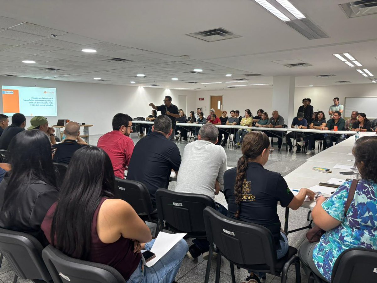 Con profundo agradecimiento al Gobierno del Estado de Nuevo León, por la oportunidad de hablar a funcionarios y servidores públicos sobre uno de los temas más relevantes y NECESARIO para el estado y todo México; LA ÉTICA.