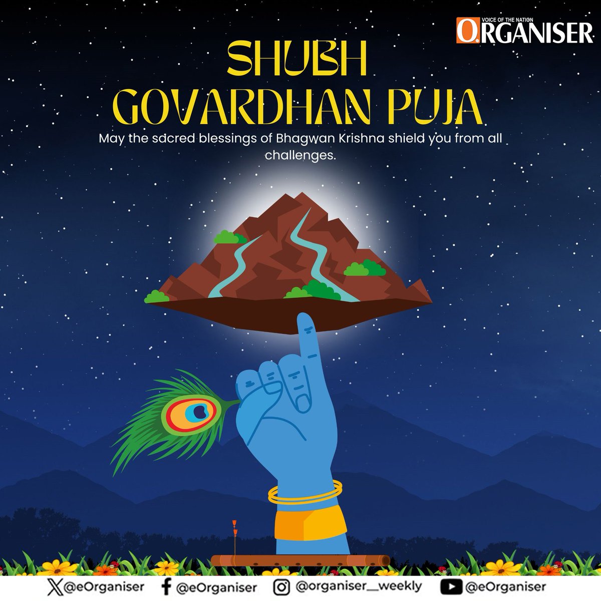 eOrganiser's tweet image. Shubh Govardhan Puja! 

Swadeshi spirit of #Deepawali