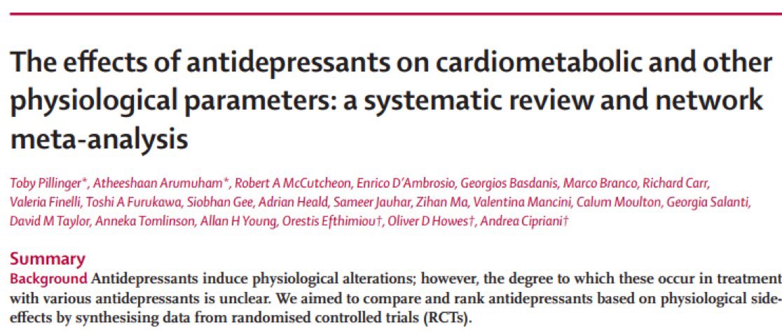 Les antidépresseurs peuvent avoir des effets chimiques toxiques profonds sur le corps humain. 

Ce nouvel article publié dans The Lancet passe en revue certains d'entre eux.

Les auteurs : « Les antidépresseurs peuvent induire diverses altérations physiologiques... Ces effets