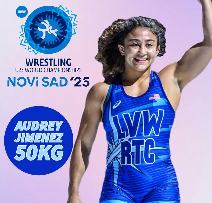 Audrey Jimenez is set to compete in the U23 World Championships held in Novi Sad, Serbia. She starts competition on 10/22. Wrestling is scheduled to start with prelims at 10a local (4a est.)
Follow the action live <a href="/FloWrestling/">FloWrestling</a>