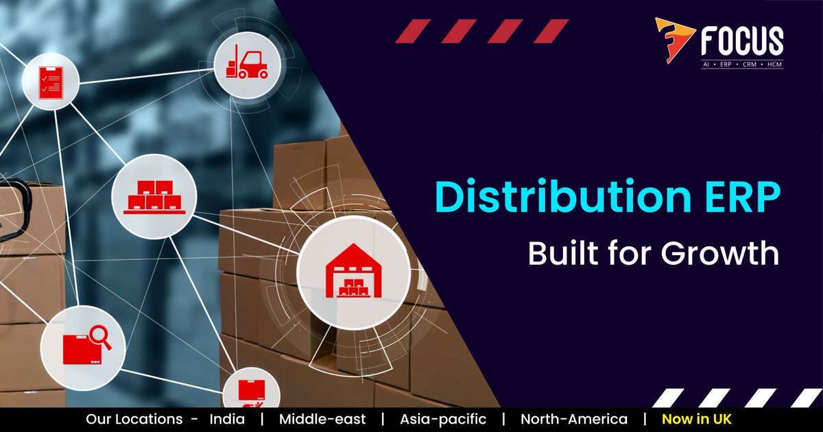focussoftnet's tweet image. Scaling a distribution business isn’t easy — but it can be faster. ⚡ 
With Focus ERP, you get the power to: 
✅ Keep stock levels balanced 
✅ Process orders faster 
✅ Sync procurement with delivery 
✅ Get 360°visibility from warehouse to customer 
🔗 Learn More:…