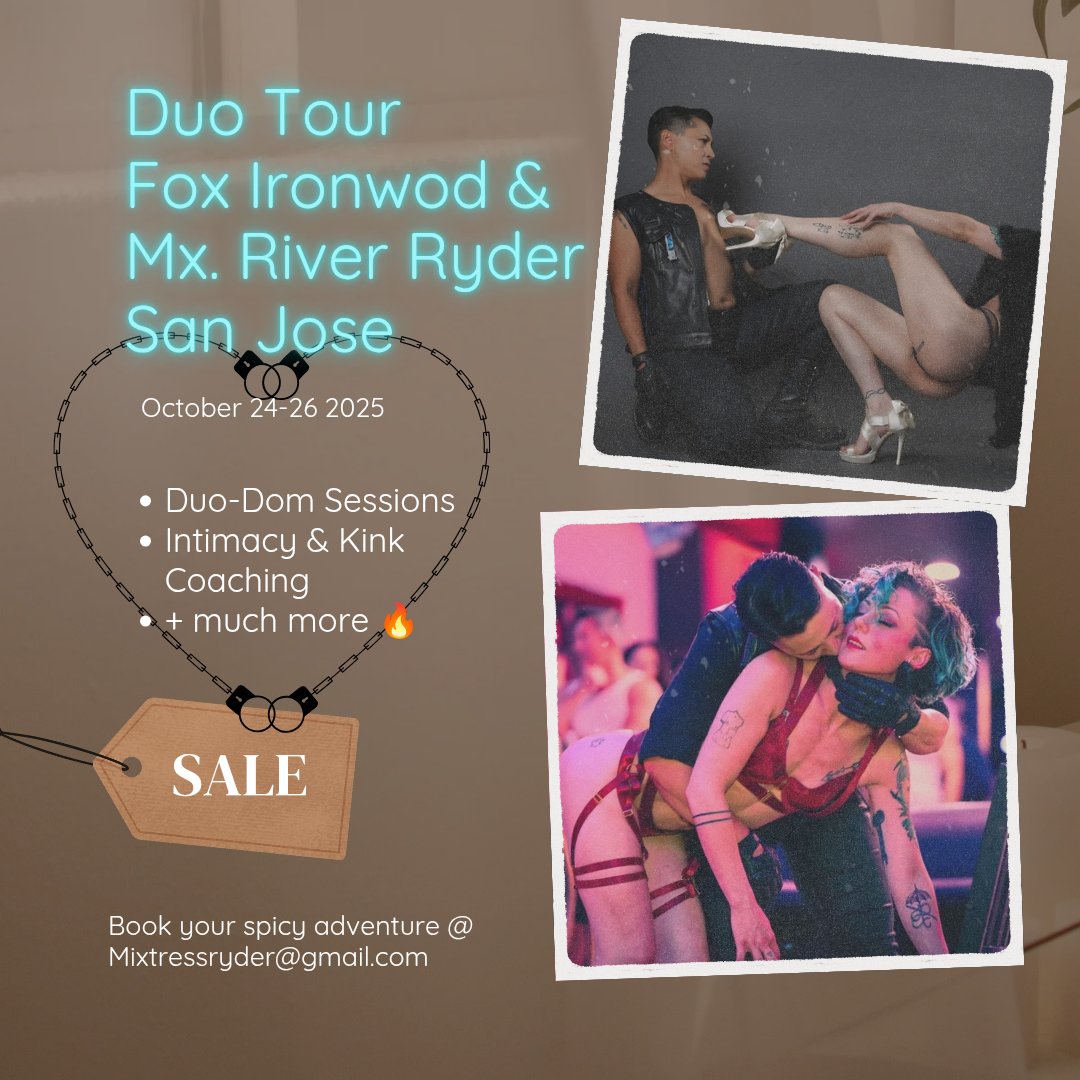Are you ready for the time of your life? I know countless of you have been not so patiently awaiting for your chance to get time between the inferno that is Fox Ironwood and River Ryder, now's your chance... if you dare. Inquire within to have your wildest appetites satiated.