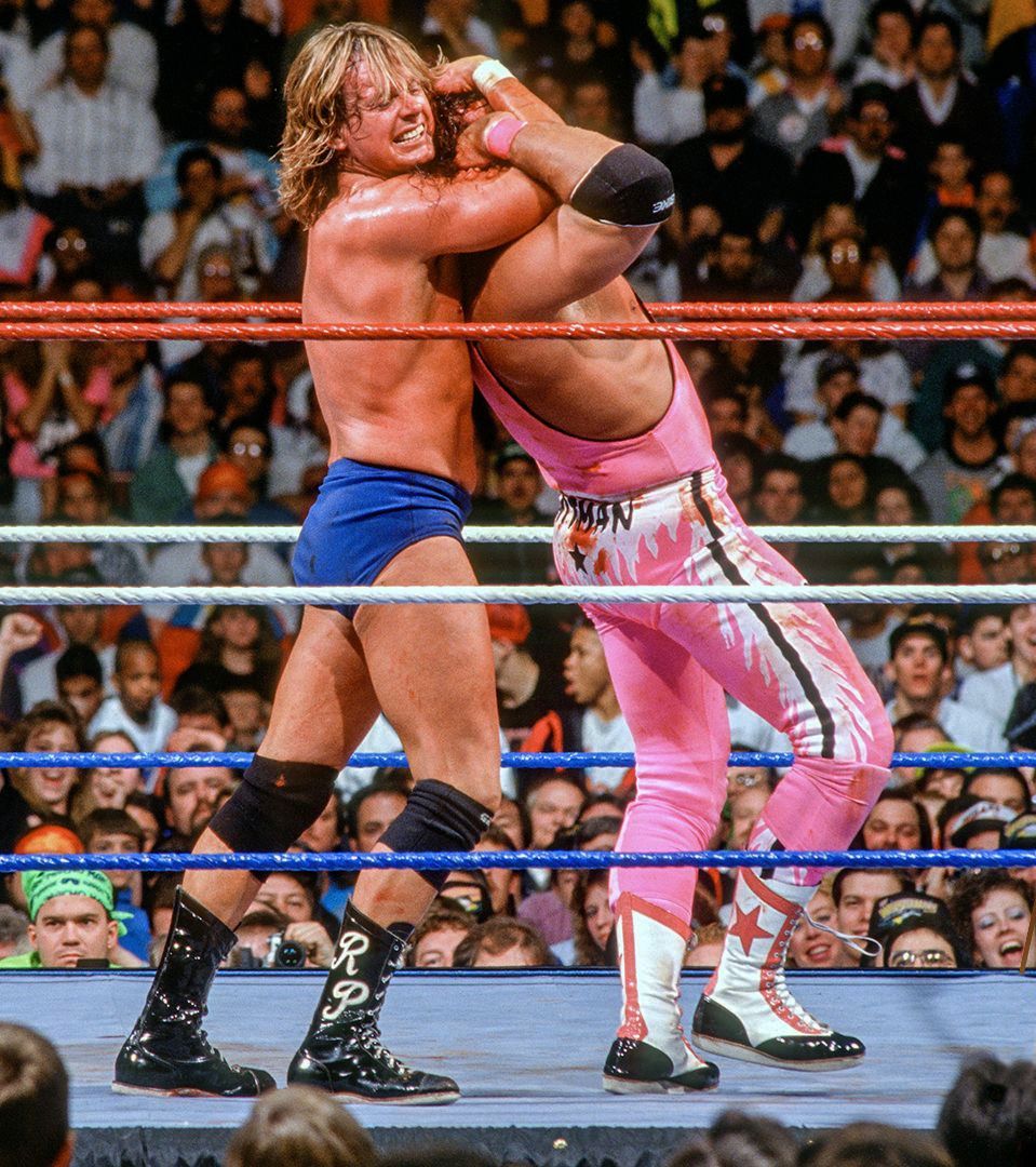 WWF Wrestling (@wwfwrestling1) on Twitter photo WrestleMania Wednesday! Bret "Hitman" Hart & Rowdy Roddy Piper battle for the WWF Intercontinental title at WrestleMania VIII. #WWF #WWE #RoddyPiper #BretHart WrestleMania Wednesday! Bret "Hitman" Hart & Rowdy Roddy Piper battle for the WWF Intercontinental title at WrestleMania VIII. #WWF #WWE #RoddyPiper #BretHart
