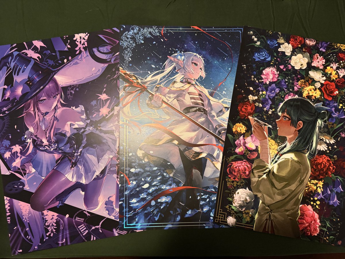 timbiteo's tweet image. Now that Im back home I can share some of the amazing prints I got from TC!!