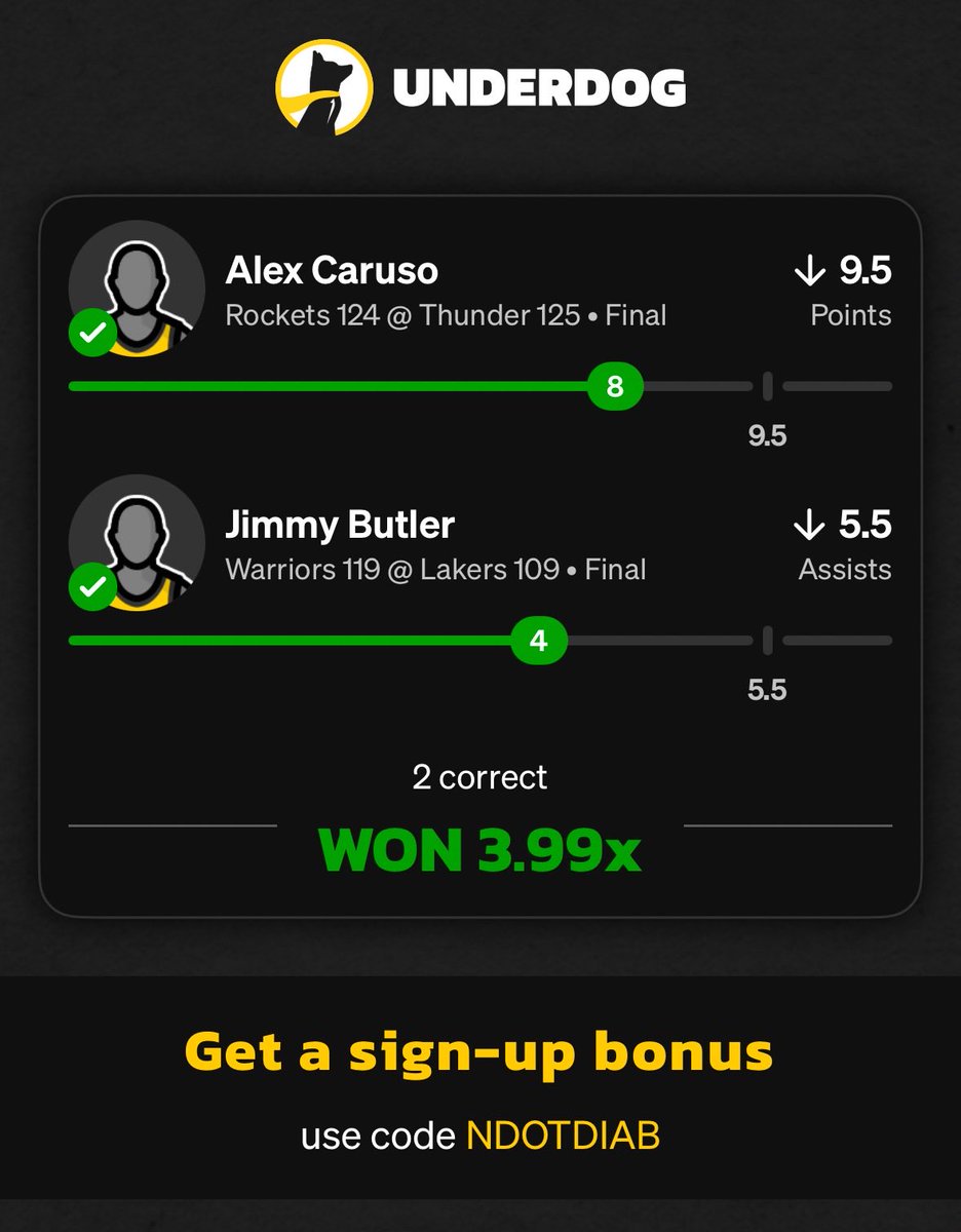 cash the NBA slip 💰 caruso goes under even with OT 

posted this FREE for twitter, show love if you tailed 🥂