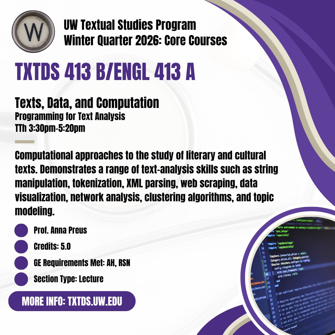 Textual Studies @ UW tweet media