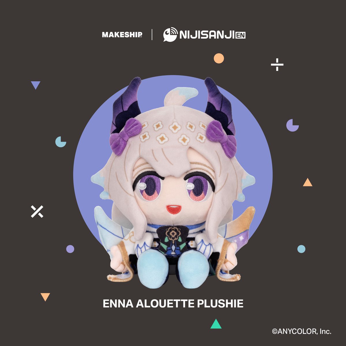 ✨Enna makeship plushie ✨
To my Aloupeeps
Instructions on use if obtained: Please hold tight but not too tight bc Enna has asthma. Please give head-pats &amp; do not throw against wall. Thank you ♡

Link here !!
makeship.com/products/enna-…
#PR #NIJISANJI_EN #EnnaAlouette #Makeship