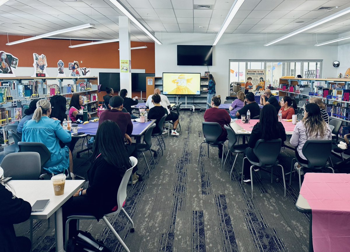 Our Eastlake Feeder Pattern families came together again for another great Parent Café hosted at <a href="/Eastlake_Middle/">Gabriela Elliott</a>! ☕ Huge thanks to the El Paso Center for Children for your support and to our wonderful parents for participating! <a href="/EPCCINC/">El Paso Center for Children</a> #ALLIN #ParentEngagement
